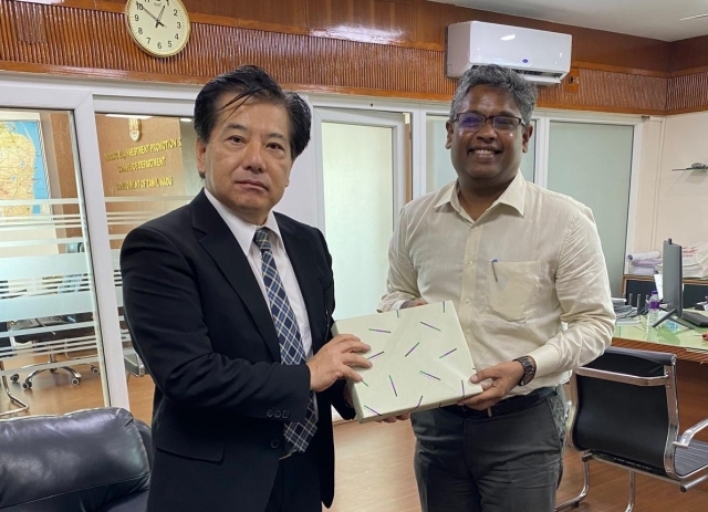 3 July 2024: Consul-General Takahashi visited Mr. Arun Roy, Tamil Nadu Industries Secretary.