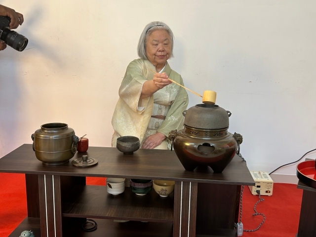 16 July 2024: Opening ceremony of Omotesenke Tea Party class.
