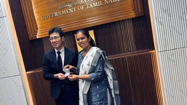 Ehime prefecture and industrial minister